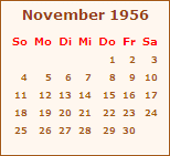 Ereignisse November 1956