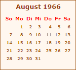 Ereignisse August 1966