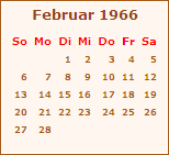 Ereignisse Februar 1966