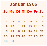 Ereignisse Januar 1966