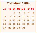 Der Oktober 1985